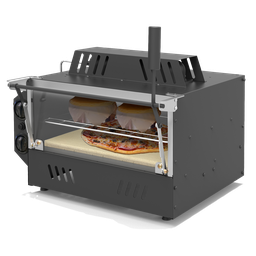 Forno Guilhotina à Gás GN 53x47cm sem Cavalete Saro Cinza - 6