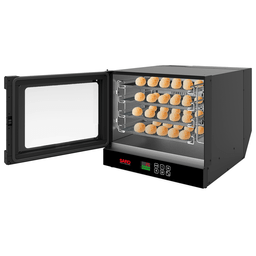 Forno Turbo Digital Elétrico com 4 Esteiras 127V Saro Preto - 5