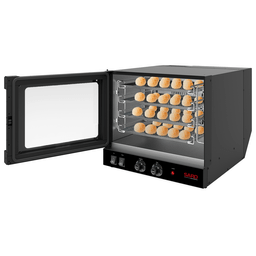 Forno Turbo Elétrico com 4 Esteiras 127V Saro Preto - 5
