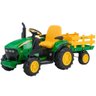 Trator Eletrico Menino Menina Peg Perego Deere Ground Force com Caçamba 12v - 1