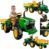 Trator Eletrico Menino Menina Peg Perego Deere Ground Force com Caçamba 12v - 2