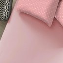 Ver imagem 3 de Jogo de Cama Elegance Casal 50% Algodão 50% Poliéster Percal Misto 150 Fios Rosa Orquídea