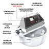 Misturador Elétrico 10 Litros Digital Bivolt 50/60 HZ Saro Inox - 2