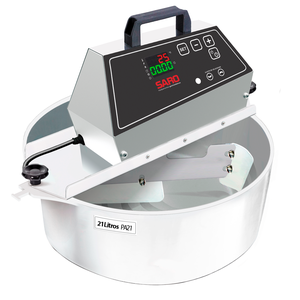 Misturador Elétrico 21 Litros Digital Bivolt 50/60 HZ Saro Inox