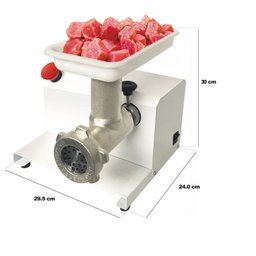 Moedor e Extrusor Elétrico de Carne Bivolt 50/60 HZ Saro Branco - 5