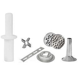Moedor e Extrusor Elétrico de Carne Bivolt 50/60 HZ Saro Branco - 6