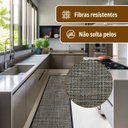 Ver imagem 4 de 1 Tapete Passadeira Cozinha Antiderrapante Mod M9 45x180