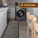 Ver imagem 3 de 1 Tapete Passadeira Cozinha Antiderrapante Mod M9 45x180
