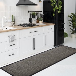 1 Tapete Passadeira Cozinha Antiderrapante Mod M9 45x180