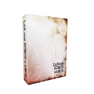 Caixa Livro Porta Objeto Lar com Humor e Amor 18x25x5cm
