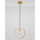 Ver imagem 2 de Luminária de Teto Pendente Anel Círculo Quarto Cama Dourado