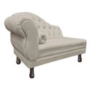 Ver imagem 3 de Recamier Divã Sofá 120cm Recepção Sala Larissa Suede:bege/liso