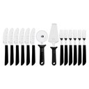 Ver imagem 2 de Kit Pizza Tramontina 14 Peças Inox Preto