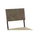 Ver imagem 3 de Cadeira Sala de Jantar Zaria 2c128 Aço Kit 2 Uni Preto Fosco-cinza A050 Suede Veludo