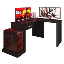 Mesa Gamer Escrivaninha em L DRX9000 1 Gaveta - 2
