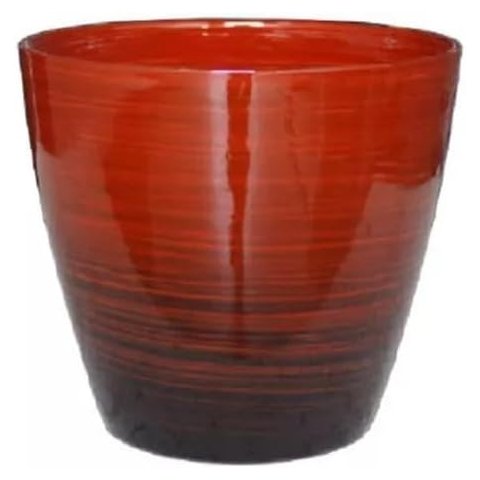 Vaso para Plantas Polietileno Sala Jardim Alto Brilho (liso/terracota)