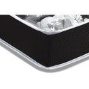 Ver imagem 3 de Cama Box Casal: Colchão Espuma D33 Luckspuma Supreme + Base CRC Suede Black(138x188)