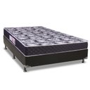 Ver imagem 1 de Cama Box Casal: Colchão Espuma D33 Luckspuma Supreme + Base CRC Suede Black(138x188)