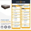 Ver imagem 3 de Cama Box Baú com Colchão de Molas Ensacadas D' Angelis Classic Casal 138cm