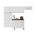 Ver imagem 2 de Cozinha Completa Itatiaia Florença 245cm em Aço Branco