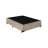 Cama Box Casal NK Camas Suede Bege 40x138x188 - 1