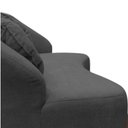 Ver imagem 7 de Namoradeira Sofá Feijão Cancún 150cm Orgânica Suede Cinza