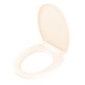 Assento Sanitário Oval Bege Tigre Pp Fechamento Suave - 2