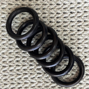 Ver imagem 1 de Kit 24 Argolas Preta Porta Guardanapo, Ideal para Casamento, Mesa Posta e Festas Elegantes