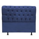 Ver imagem 2 de Cabeceira Estofada Cama Box Casal 140cm París Corino Azul- Mabe Magazine