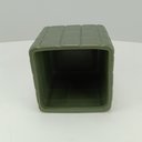 Ver imagem 5 de Vaso Decorativo Enfeite Planta Aparador Cerâmica 13x15x15cm Verde