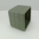 Ver imagem 3 de Vaso Decorativo Enfeite Planta Aparador Cerâmica 13x15x15cm Verde