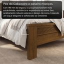 Ver imagem 7 de Cama de Casal Paolo em MDF com Cabeceira Frisada Ambar