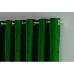 Cortina Jacquard Luxo em Tecido Semi Blackout Sala 6,00x2,80:verde Musgo - 3