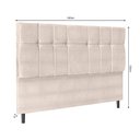 Ver imagem 3 de Cabeceira Paris Para Cama Box King 195 cm Suede - SSX Multicoisas - Bege