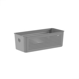 Cesto Organizador Flow 27 X 12 X 9cm Chumbo Fechado Cfw100chf ou