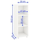 Ver imagem 2 de Estante Modular 3 Nichos Austin - Branco