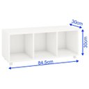 Ver imagem 4 de Estante Modular 3 Nichos Austin - Branco