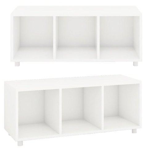 Estante Modular 3 Nichos Austin - Branco