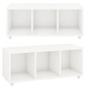 Ver imagem 1 de Estante Modular 3 Nichos Austin - Branco