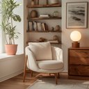 Ver imagem 2 de Poltrona Lume Bouclé Off White - Sallar Home