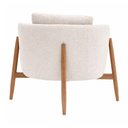 Ver imagem 7 de Poltrona Lume Bouclé Off White - Sallar Home