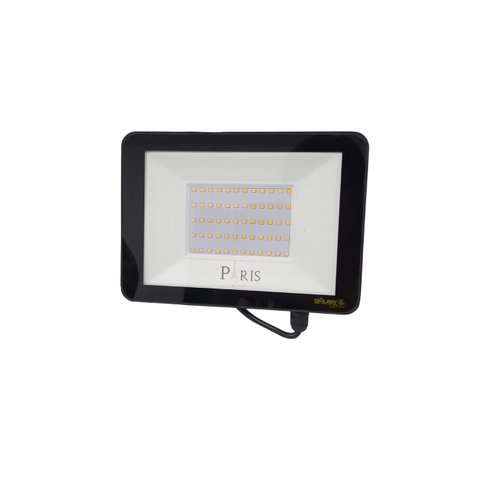 Refletor Led Slim 50w 3000k Bivolt Ip65 21,5cm Galaxy Led