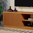 Ver imagem 4 de Home Valencia 2 Portas P/ Tv 75'' 2,20cm Naturalle/offwhite