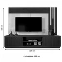 Ver mais imagens de Home Valencia 2 Portas P/ Tv 75'' 2,20cm Naturalle/offwhite