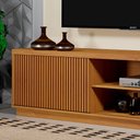 Ver imagem 4 de Home Valencia 2 Portas P/ Tv 75'' 2,20cm Naturalle/offwhite