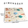 Tapete Infantil Criança Bebe Dupla Face Tatame Dobravel Emborrachado Antiderrapante Macio Dois Lados - 2
