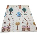 Ver imagem 3 de Tapete Infantil Criança Bebe Dupla Face Tatame Dobravel Emborrachado Antiderrapante Macio Dois Lados