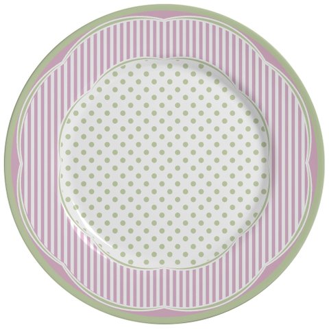 Sousplat Coelha Agnes 34cm Cerâmica Alleanza Alleanza Cerâmica