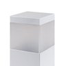 Poste Balizador Branco 20cm P/ Jardim Em Alumínio St2791 - 4