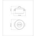 Ver imagem 7 de Caçarola Tramontina Solar Funda em Aço Inox Fundo Triplo com Tampa e Alças 16 Cm 1,8 L Tramontina